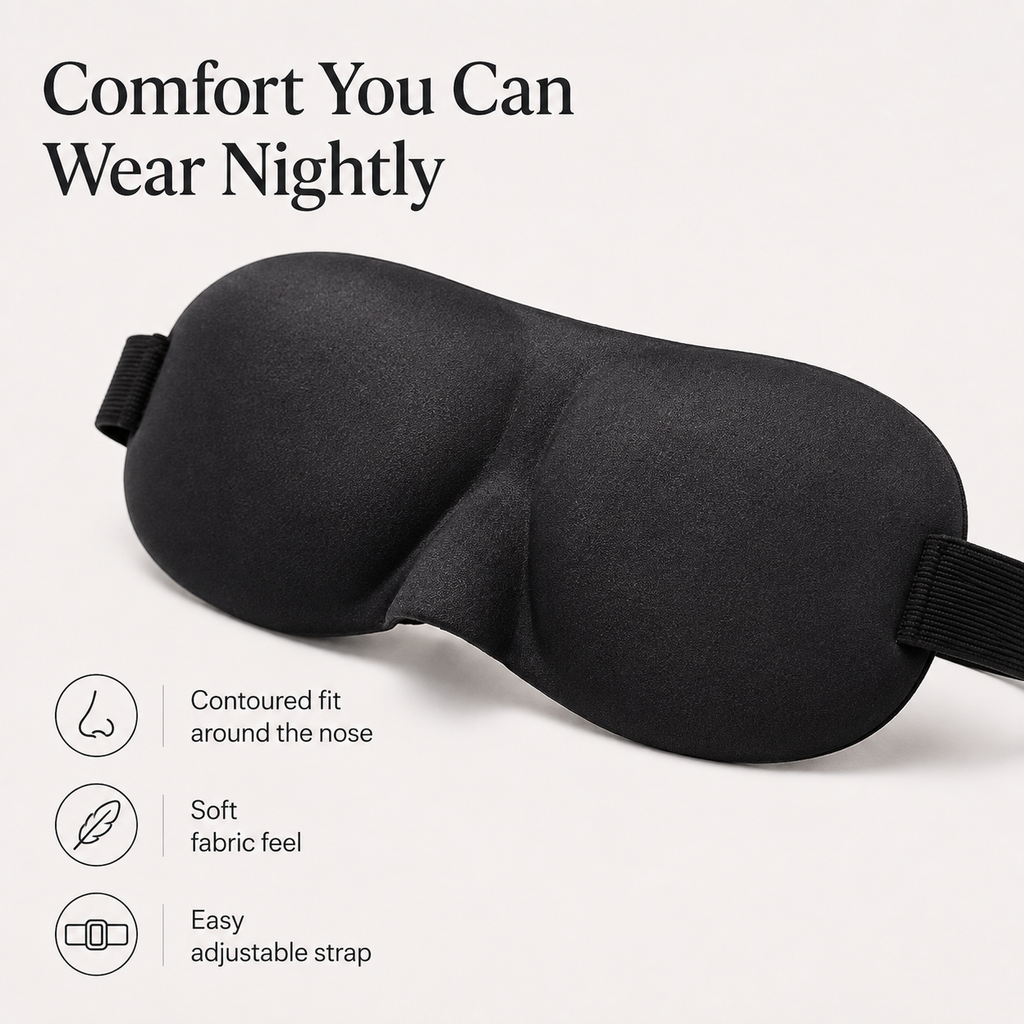Noryelo CloudSleep™ 3D Light-Blocking Sleep Mask